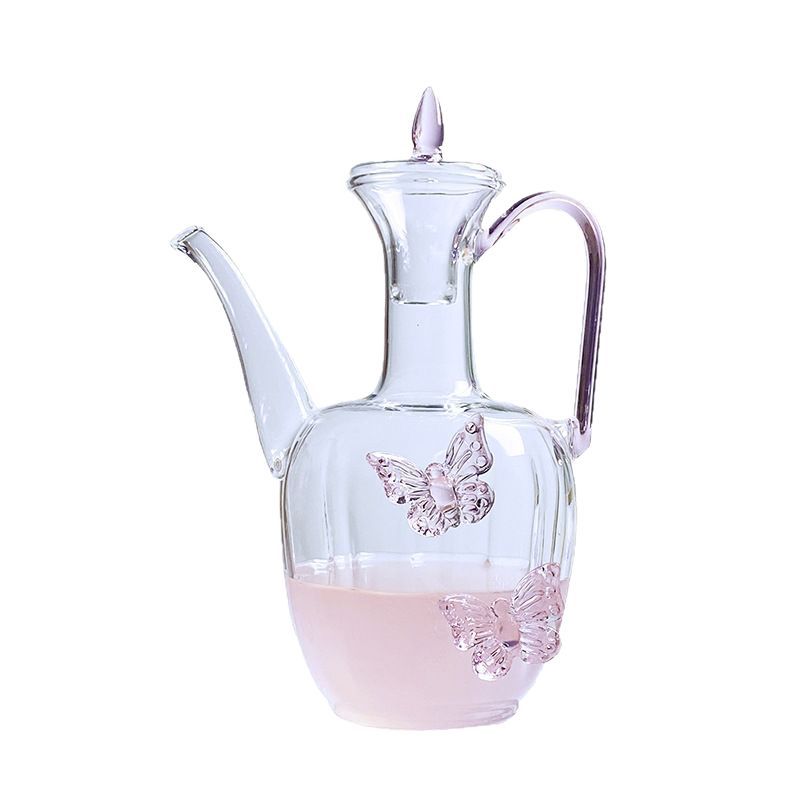 Butterfly Tea Goblet Red Wine Glassilicate Glass